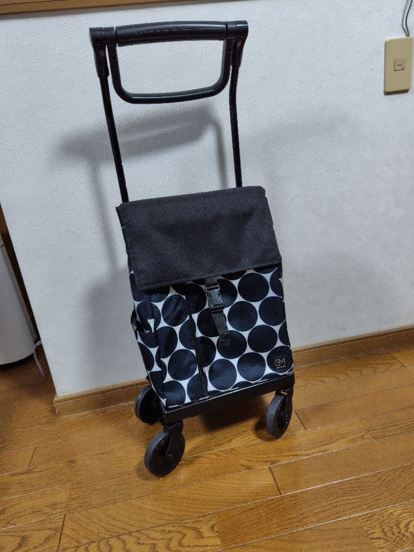 ドット柄キャリーカート 値下げしました