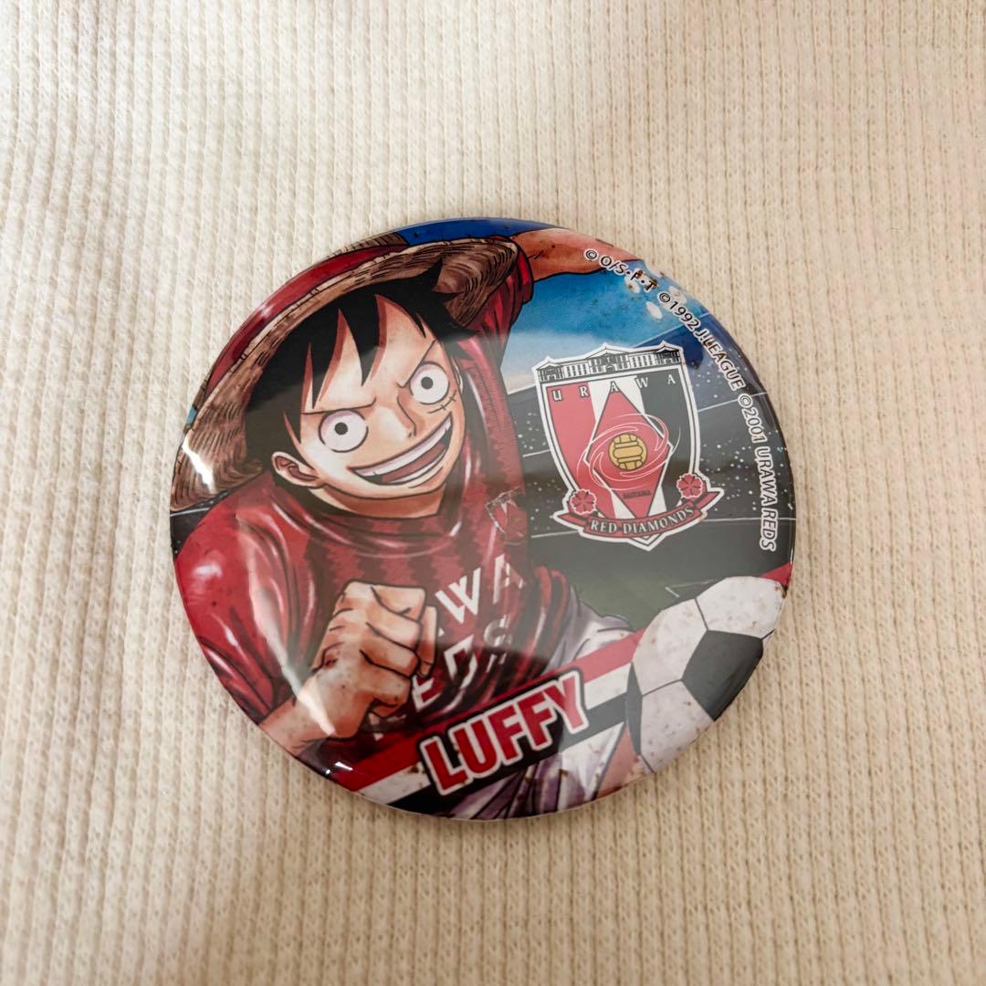 【ONE PIECE】ワンピース Jリーグコラボ限定 缶バッジ ルフィ