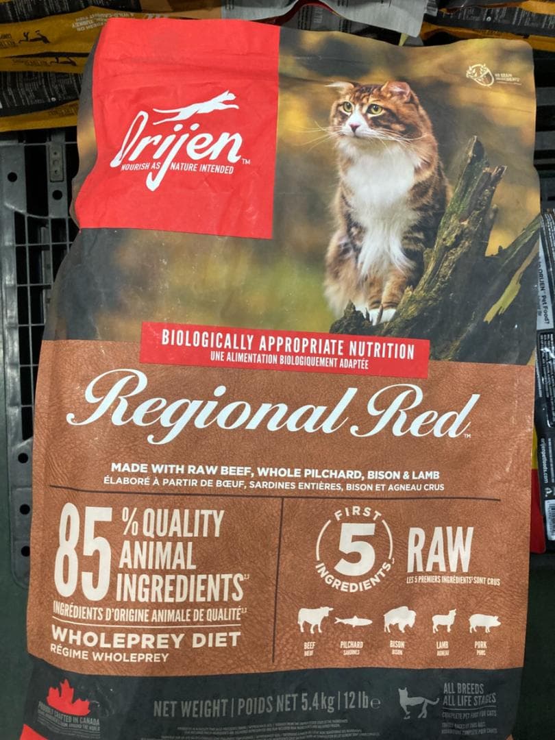 正規品 カナダ産 オリジン レジオナルレッドキャット 5.4kg まとめ可