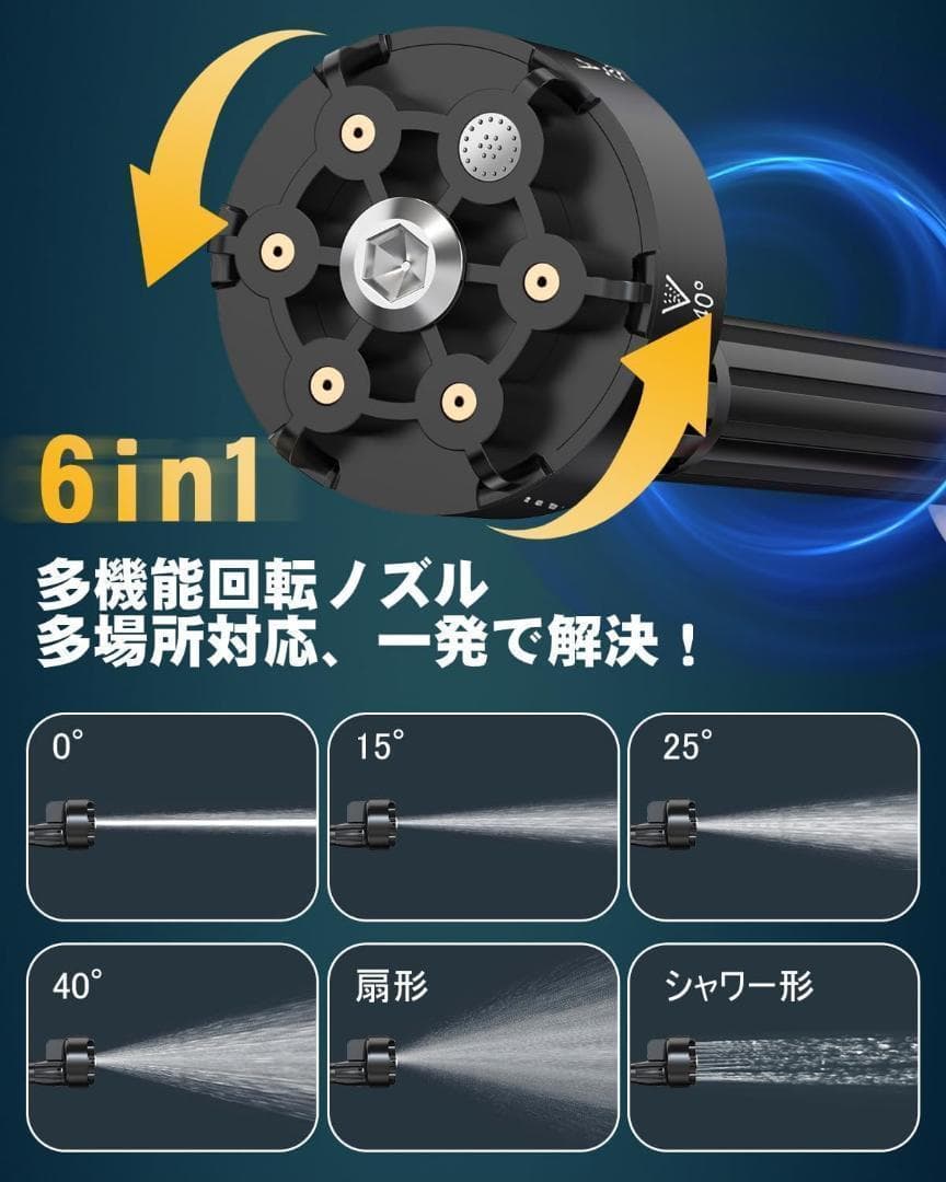 高圧洗浄機 コードレス 洗車　新品　未使用