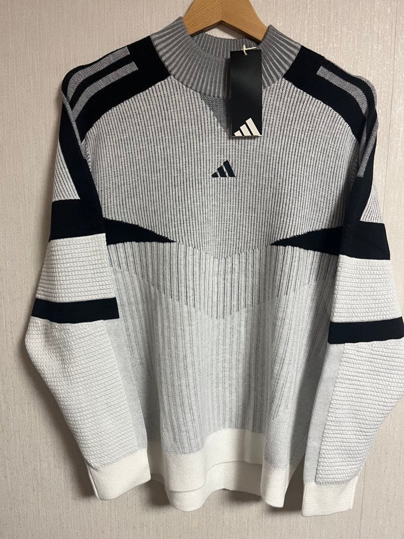 新品　アディダスゴルフ　モックネック　長袖セーター　スカート　　セットアップ　M