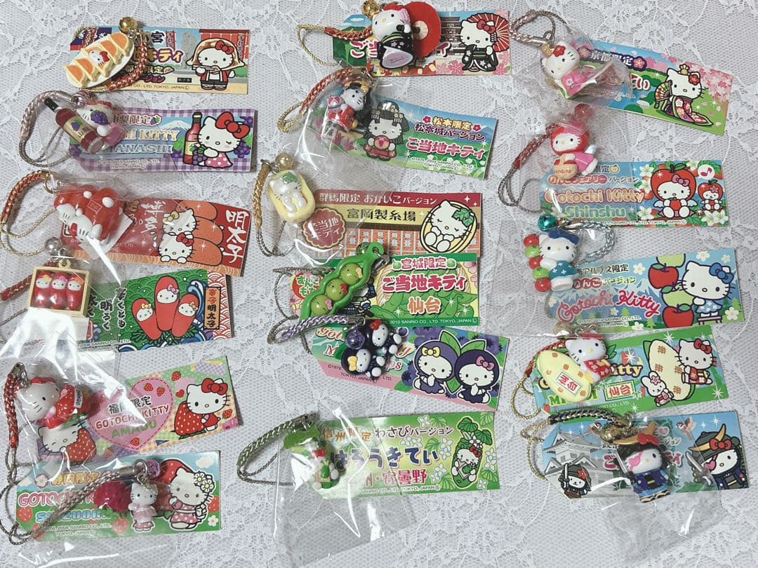 ご当地キティ キーホルダー 根付け