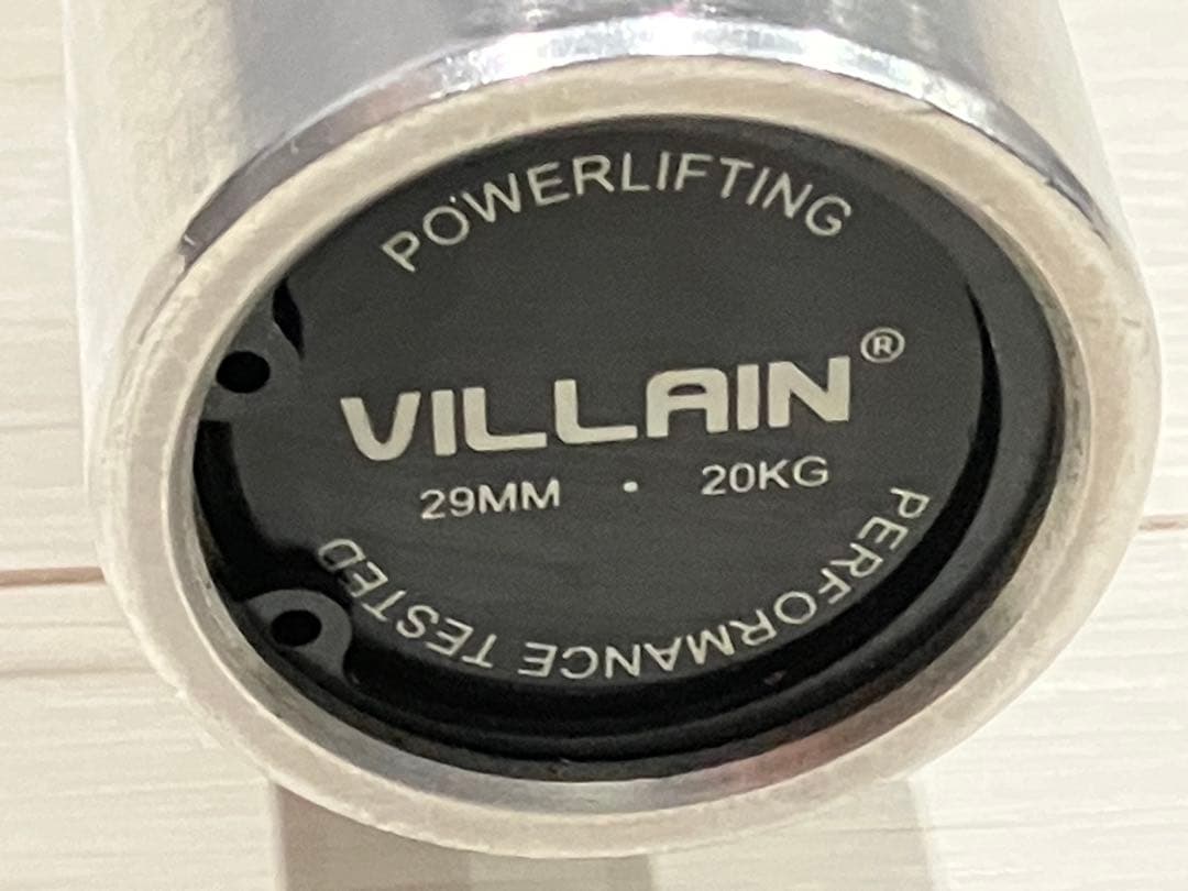 オリンピックシャフト VILLAIN オールステンレスパワーバー 20kg