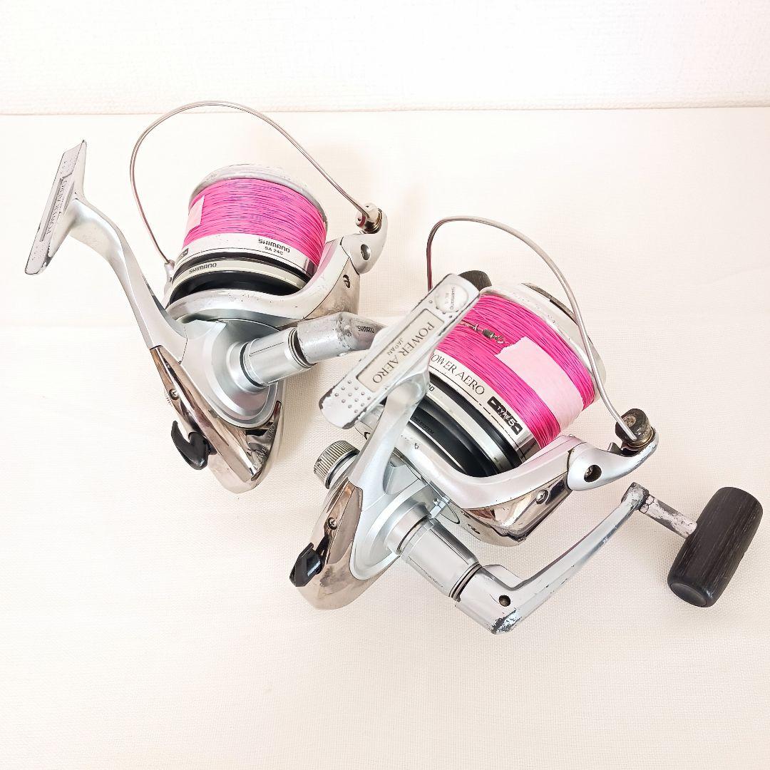 SHIMANO 03 POWER AERO スピニングリール 2台セット 04