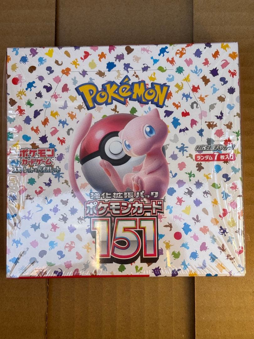 ポケモンカード151 強化拡張パック　1bxsシュリンク付き