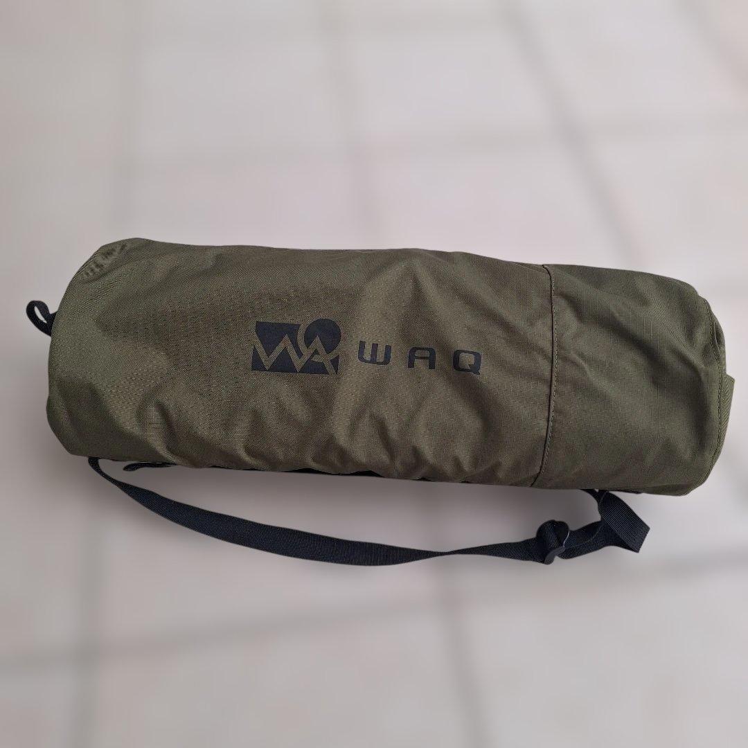 美品　WAQ 2WAY　フォールディングコット　カーキ