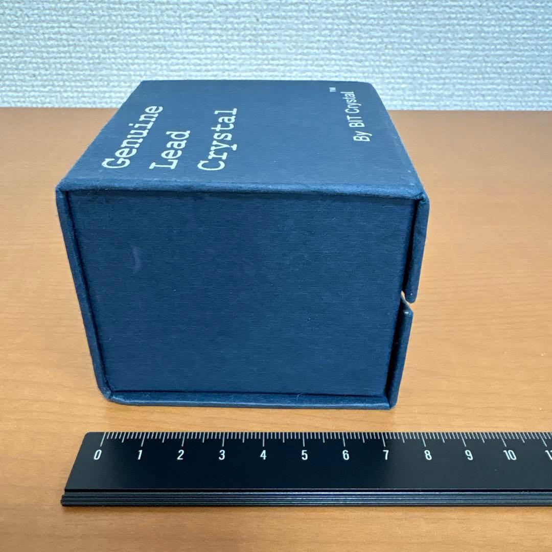 天秤デザイン クリスタルオブジェ 箱付き