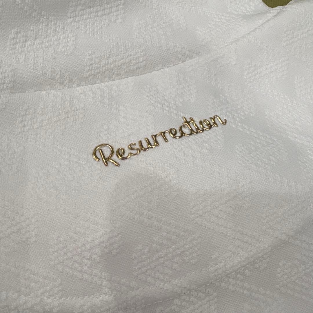 Resurrection モックネック ホワイト Mサイズ