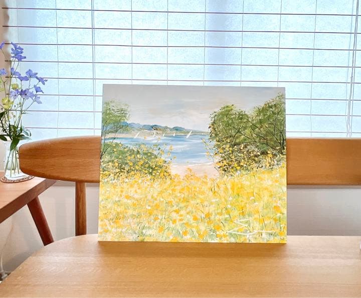 イーダ ヴァリッキオ 原画　一点物レア　水彩画　サンシャイン・シー　額なし