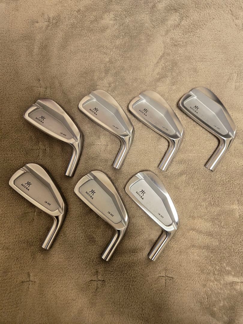 ★希少 MIURA US CB-302 4～9I,PW 7個 ヘッドのみ