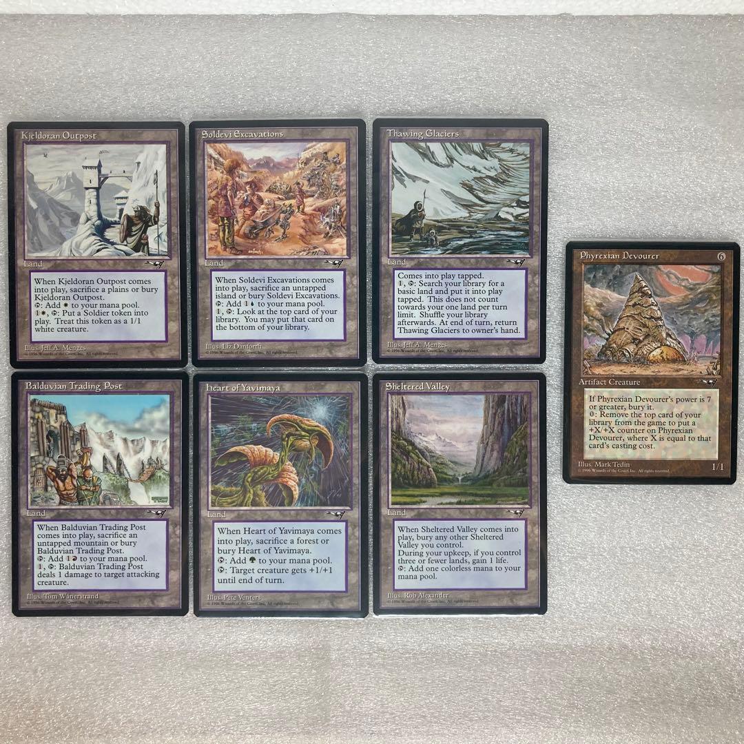【MTG】アライアンス レア土地6枚+オニギリ※再録禁止含む