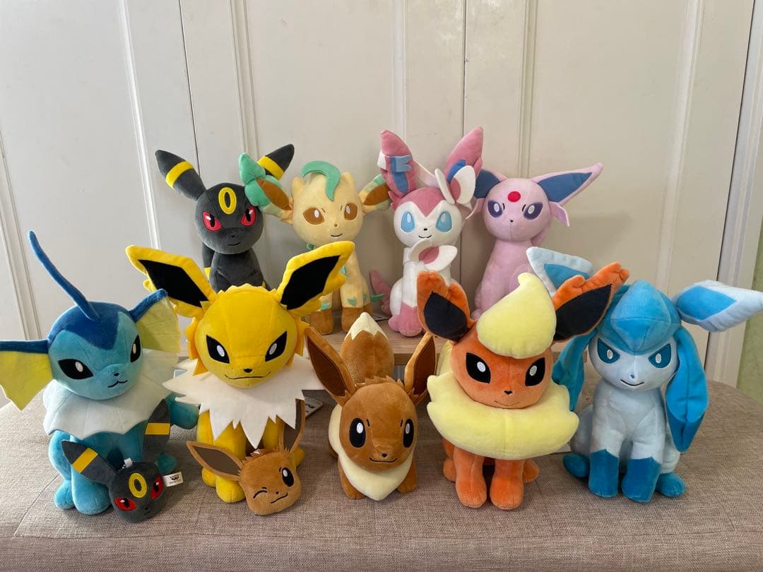 ポケモン もふぐっとぬいぐるみ イーブイフレンズ8種＋イーブイぬいぐるみ　まとめ