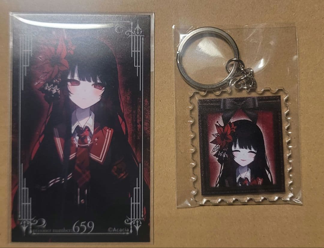 魔法少女ノ魔女裁判 二階堂ヒロ 遺書カード キーホルダー