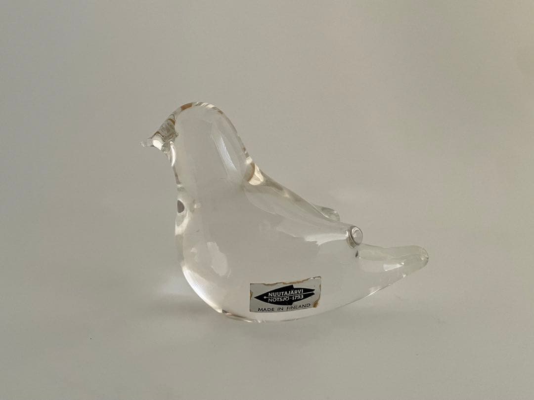 ヌータヤルヴィ nuutajarvi ガラス 鳥のオブジェ　イッタラ バード