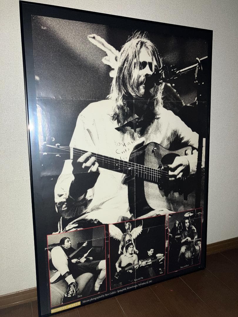 90年代 ネオヴィンテージ！NIRVANA ニルヴァーナ カートコバ―ンポスター