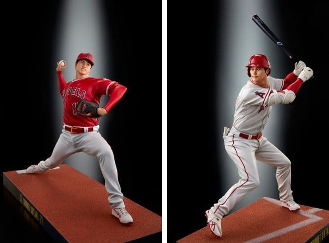 大谷翔平 1/6 リアルパーフェクトフィギュア 投打セット 限定アクリルプレート