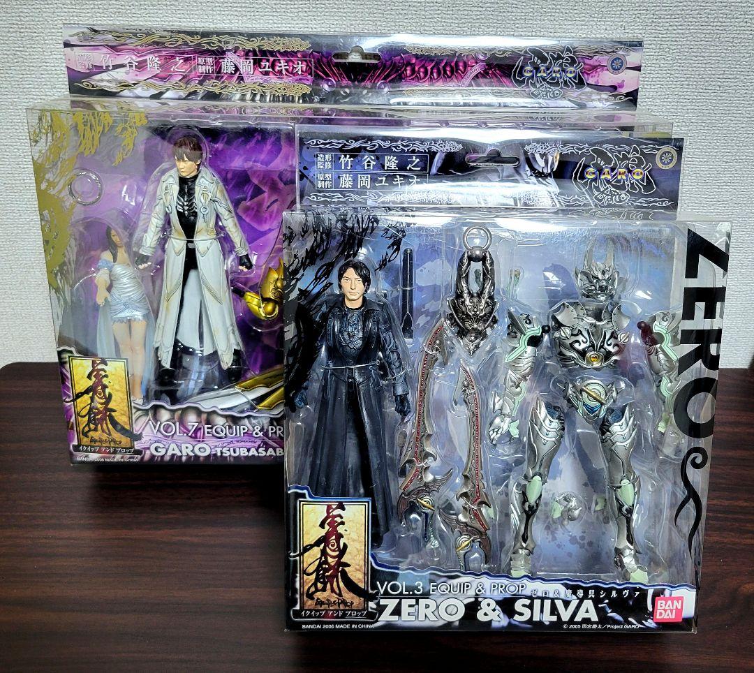 新品未開封 GARO ガロ翼人 ＆ カオル ＆ カオルの指輪 ゼロ&シルヴァ