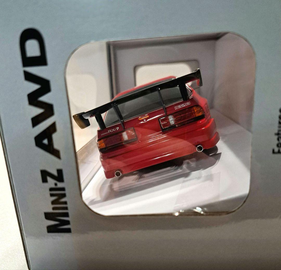 ミニッツAWDレディセットマツダサバンナRX-7FC3S タイヤ2種 ジャイロ付