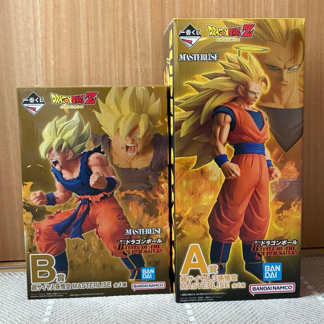 一番くじ ドラゴンボール A賞 超サイヤ人3孫悟空＋B賞 超サイヤ人孫悟空