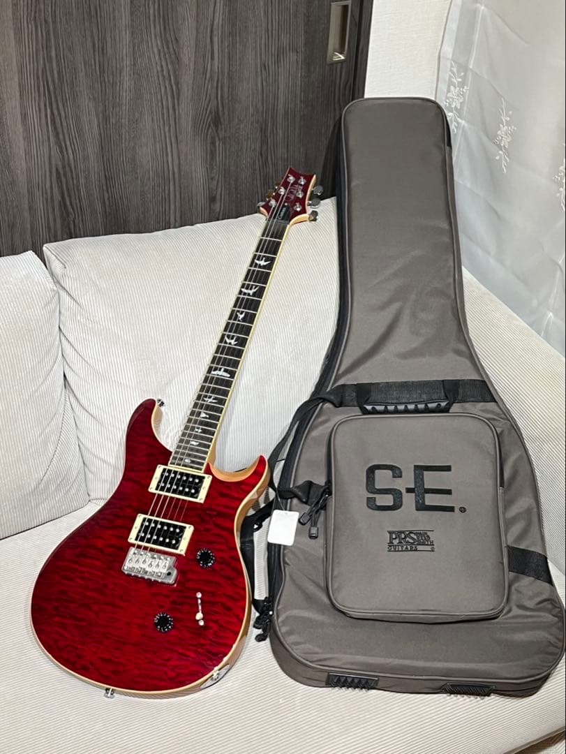 マ*)様 PRS SE Custom 24 QM LTD Black Cherr