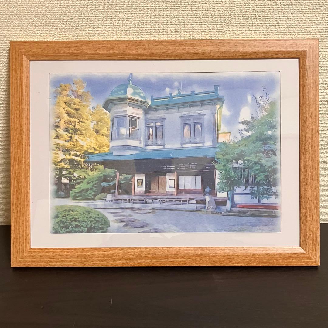 ジブリアート② 借りぐらしのアリエッティより「盛美園」32.7㎝×24.0㎝