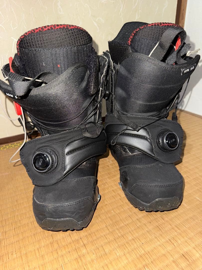 ION SO ブラック スノーボードブーツステップオンセット