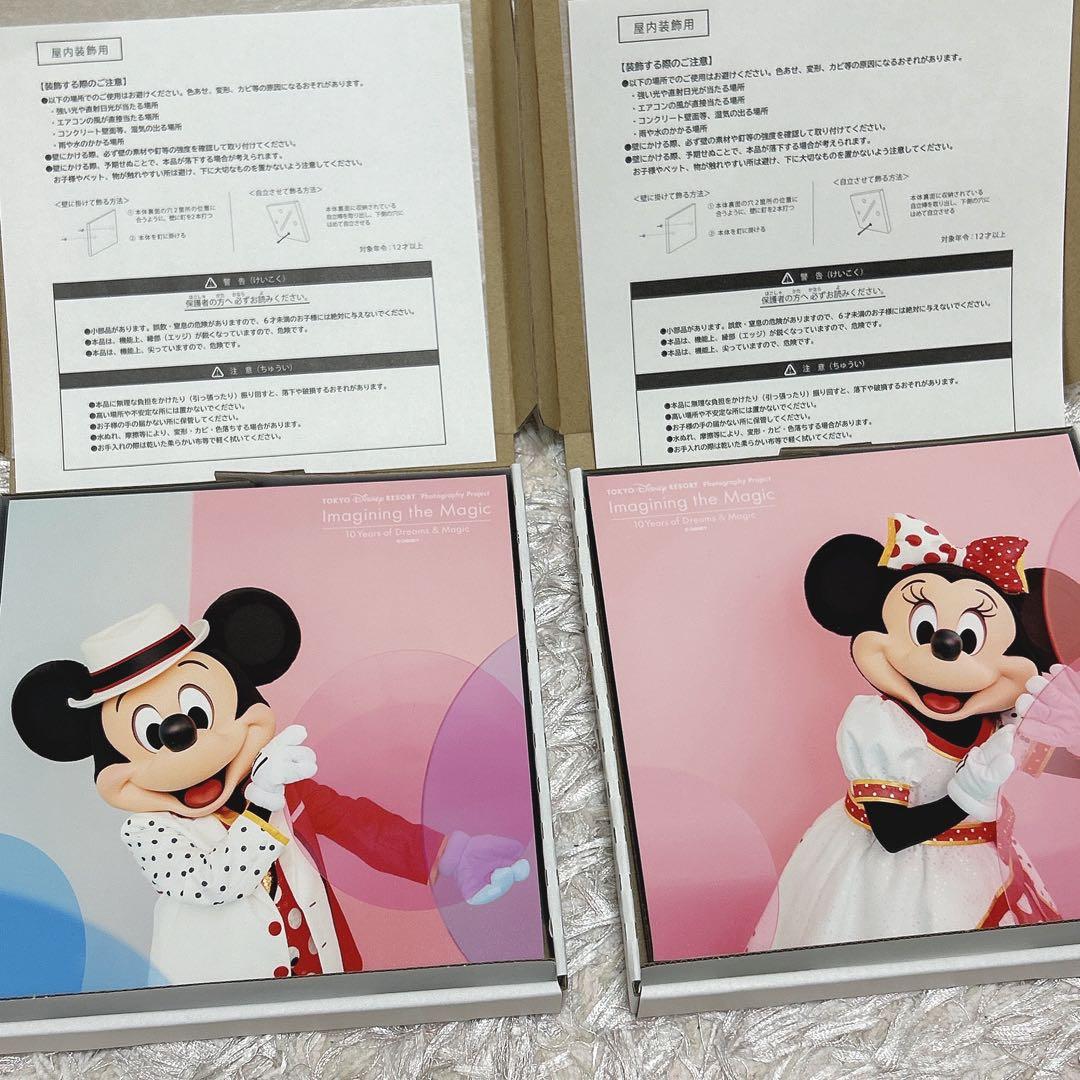 Imagining the Magicアートパネル　ミッキー　ミニー　2点セット