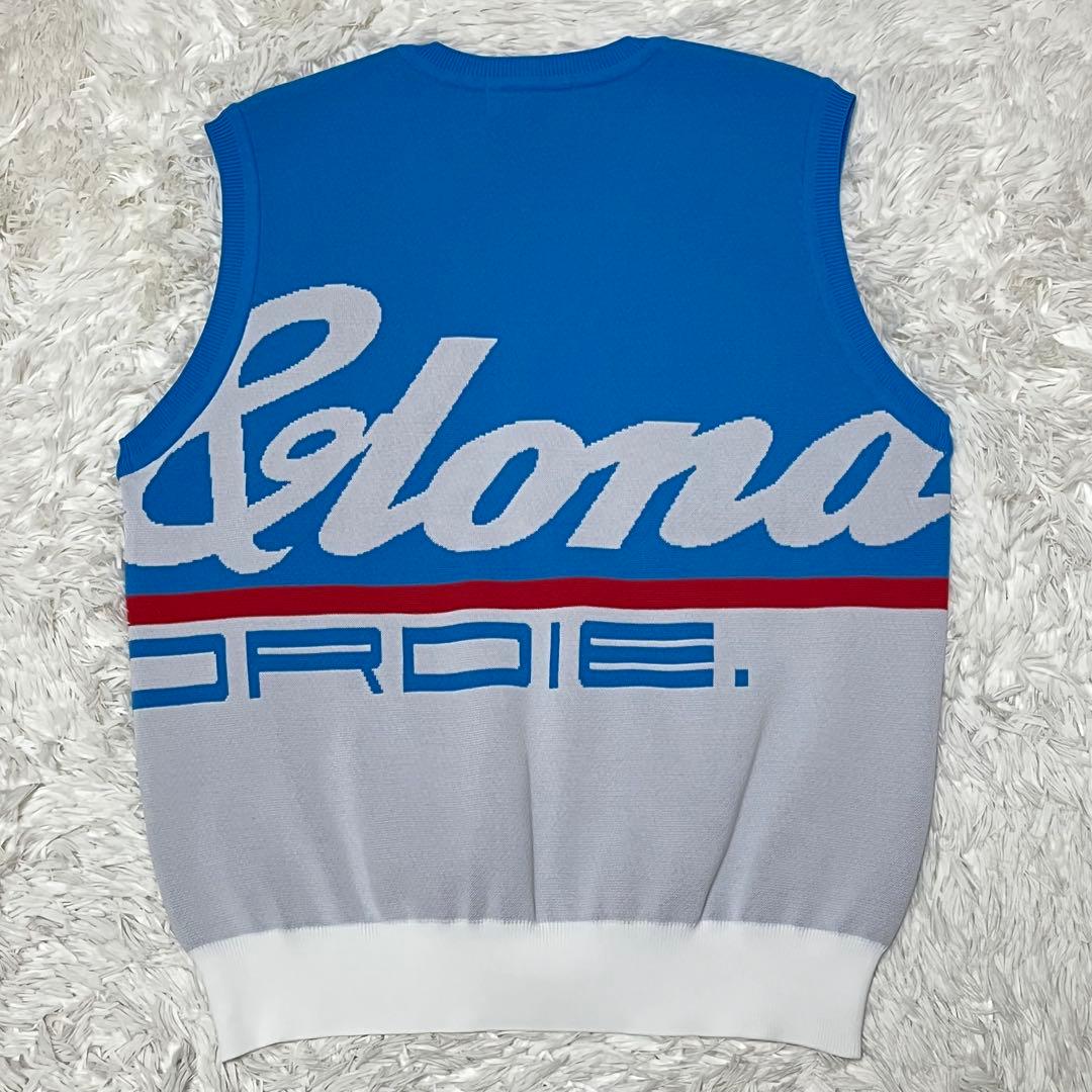 極美品 MARK&LONA ニットベスト ゴルフ 46