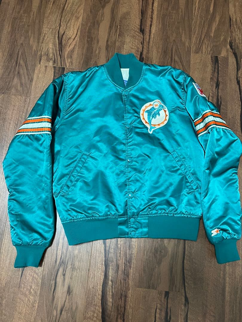 1986 STARTER スターター NFL ドルフィンズ ナイロンスタジャン
