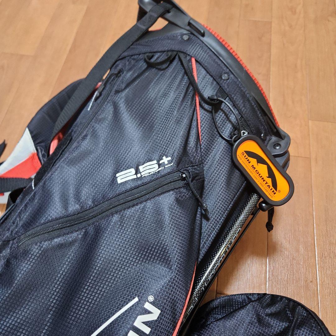 B*9様 送料込み/サンマウンテン2.5+/軽量 スタンド式キャディーバッグ