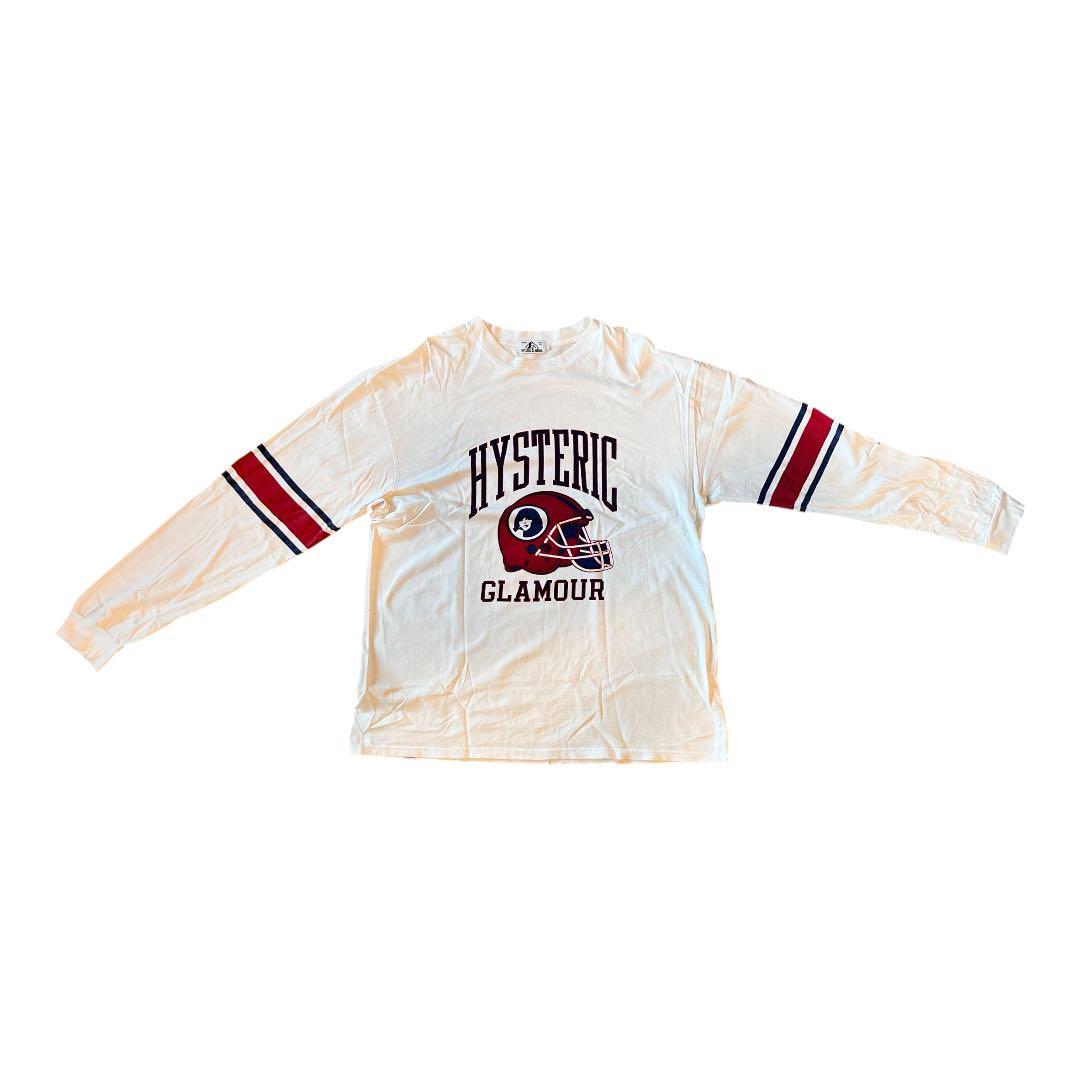 ヒステリックグラマーHYSTERICGLAMOURロンT L フットボールシャツ