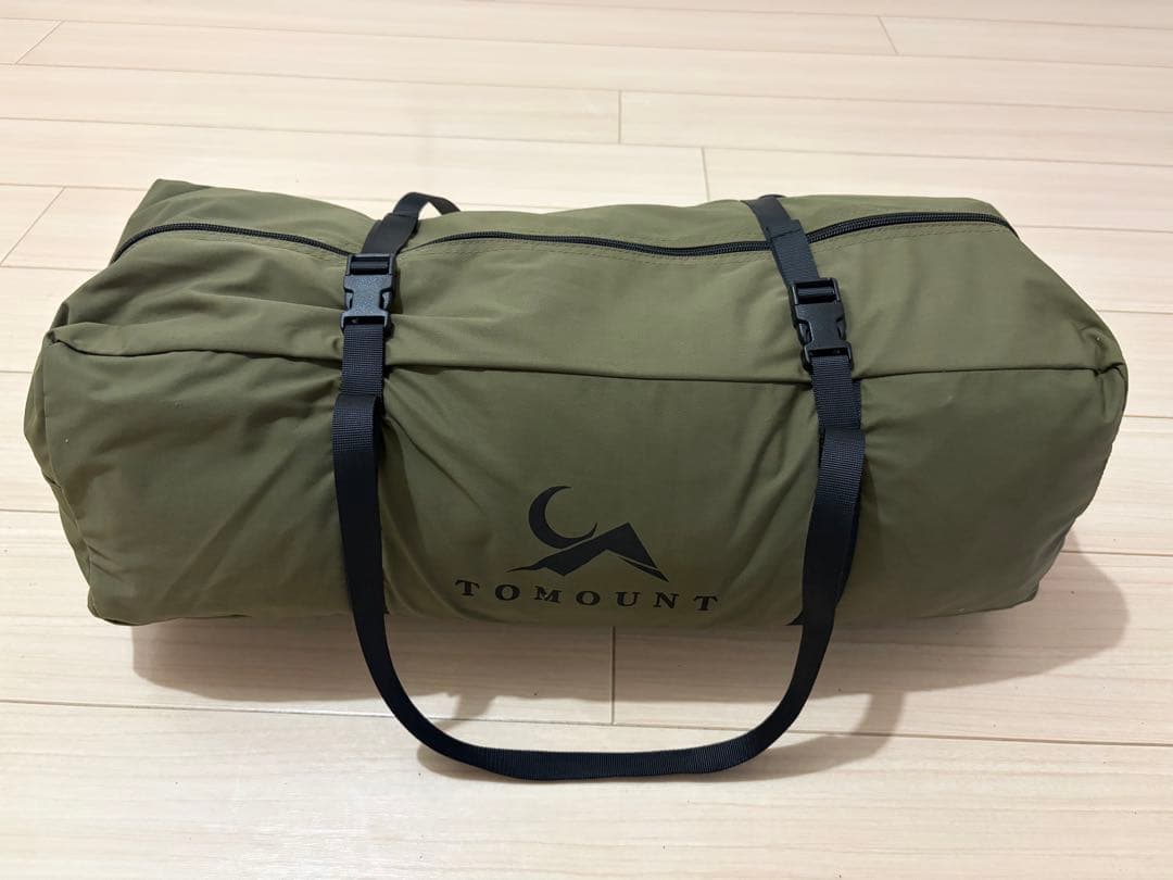 美品 TOMOUNT パップテント TC ソロテント　自立式　インナー付き
