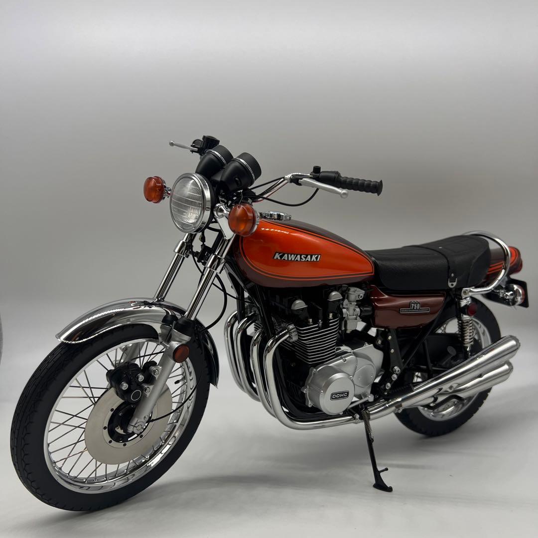 希少 AUTOart KAWASAKI 750RS Z2 1/6 バイクミニカー