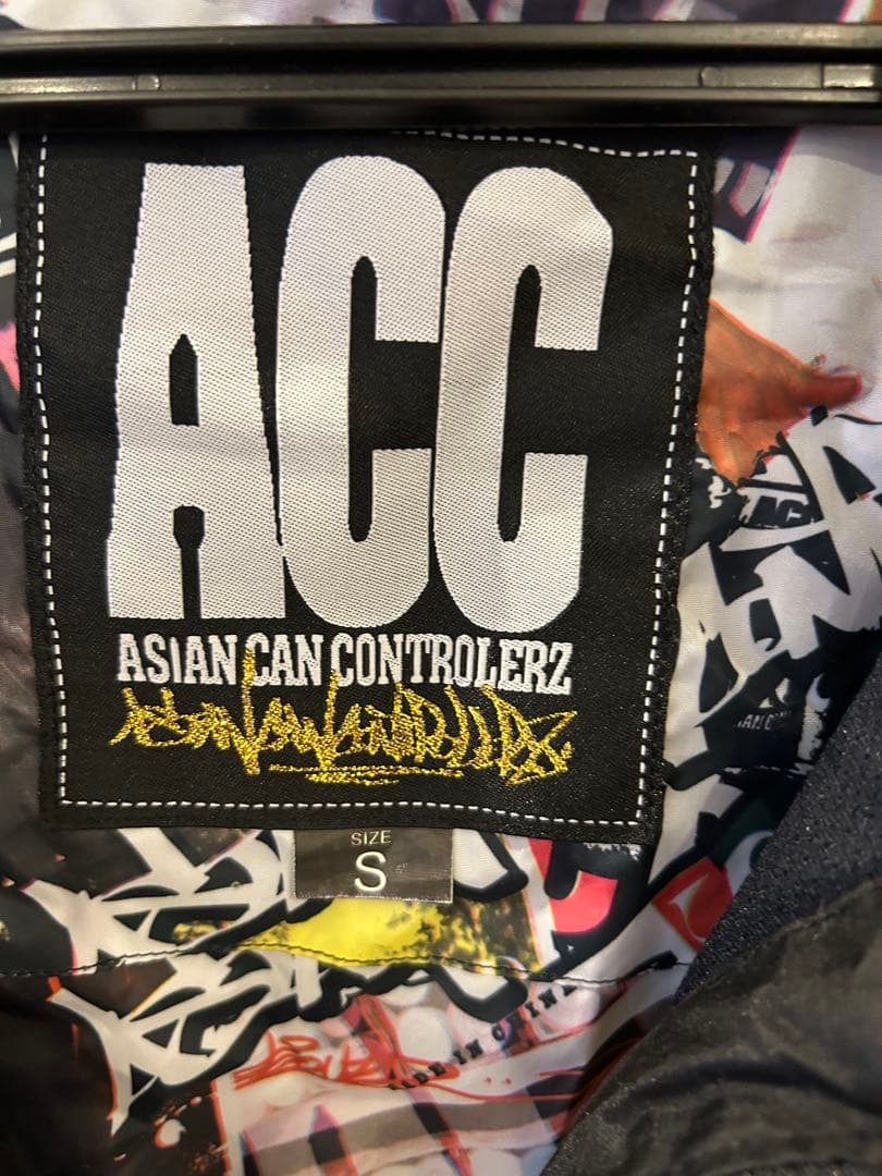 スノボウェア 上下セット メンズ ACC 黒 ピンク 派手 オシャレ