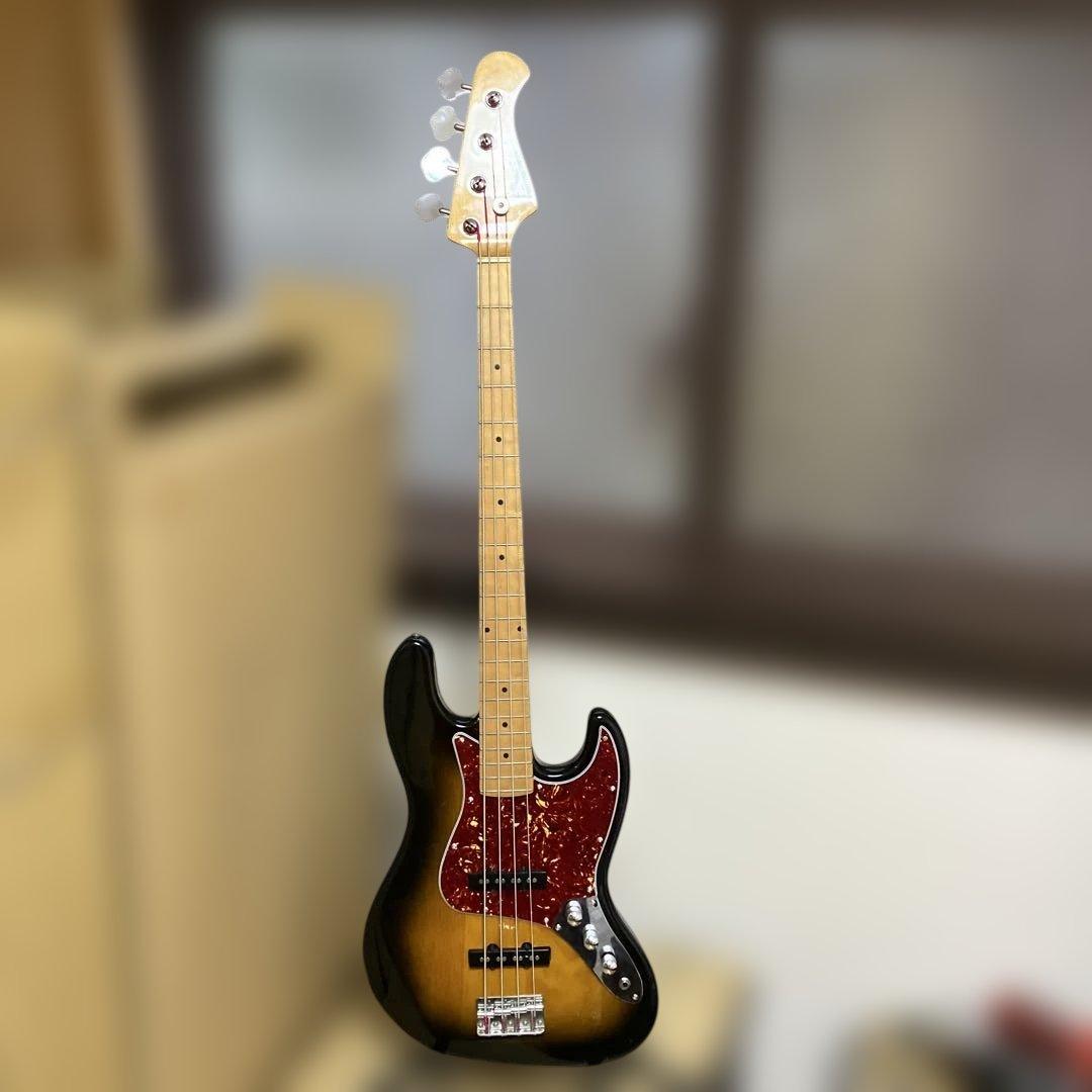 初期帯ロゴ　バッカス　ユニバース　BJB-300M 改ジャズベース　美中古品