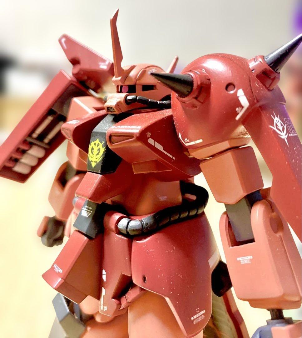 HGUC シャア専用　ザクIII改　トワイライトアクシズ　全塗装　完成品