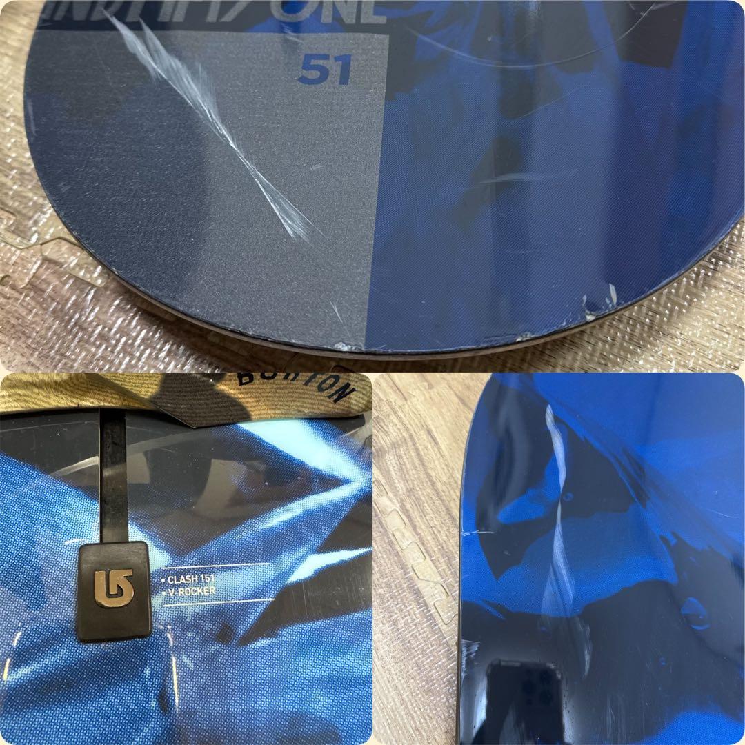 2点セット BURTON CLASH 151cm ビンディング グラトリ 初心者