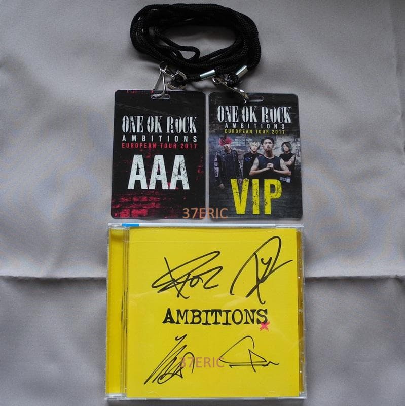 ONE OK ROCK ワンオクロック サイン入りCD Europeanパス