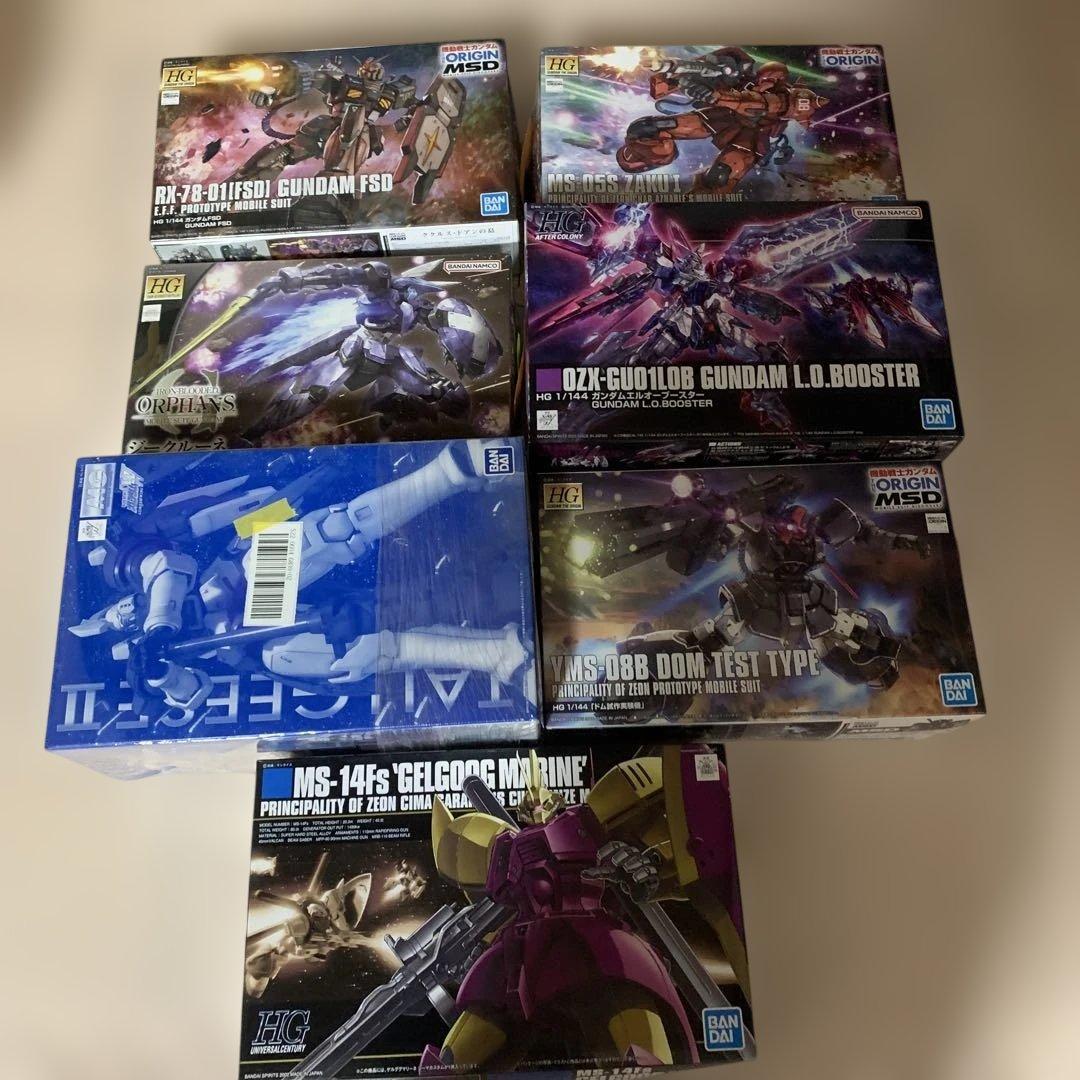 ガンプラセット RX-78-011FSD 計7点