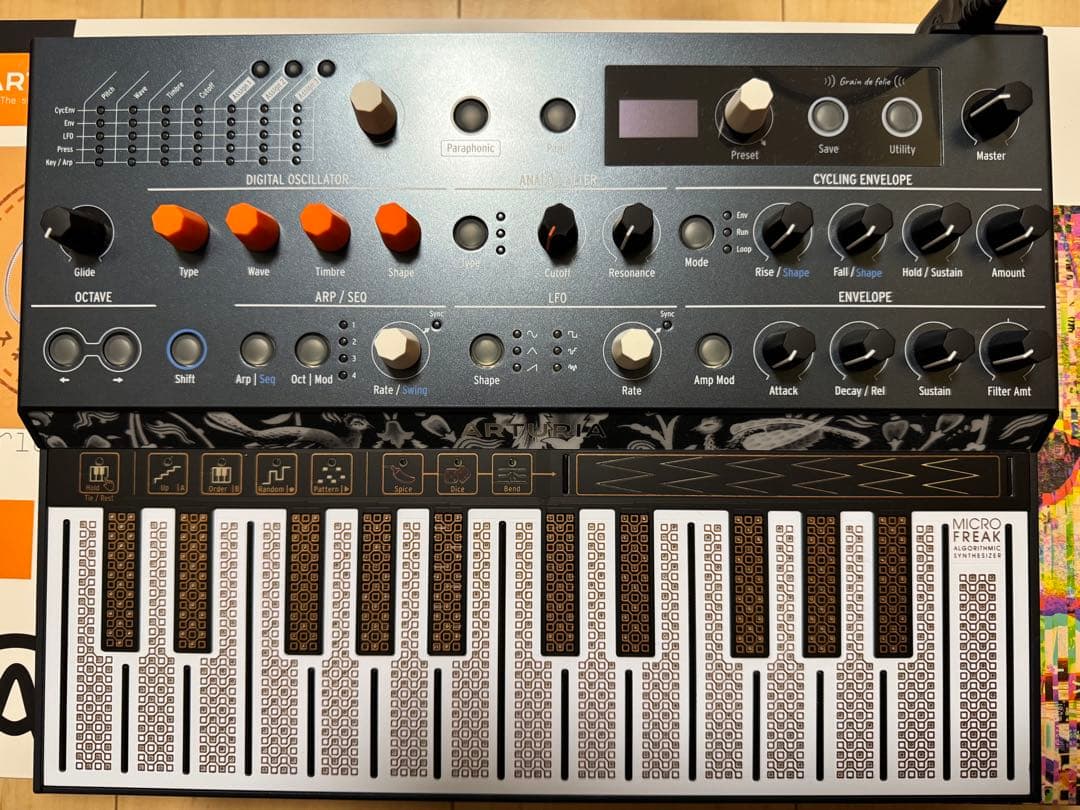 【超美品】ARTURIA MicroFreak ハイブリッドシンセ
