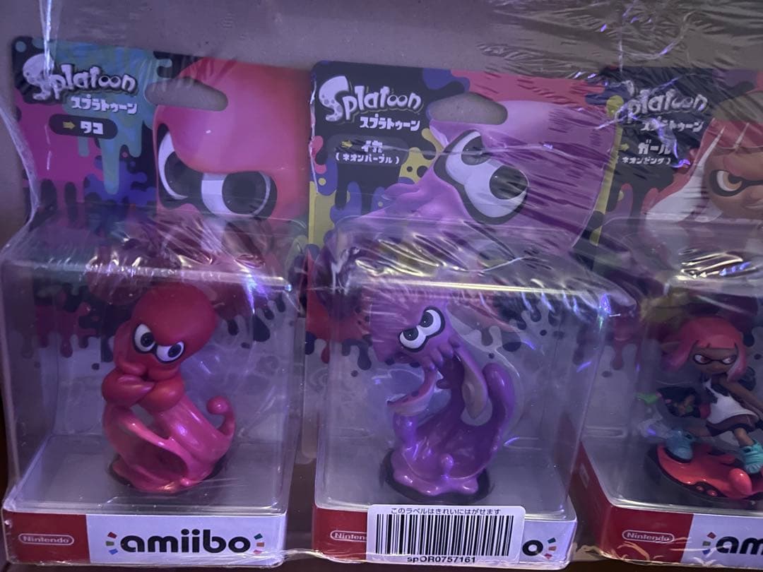 amiibo タコ　ガール イカ　スプラトゥーン　アミーボ　3点セット