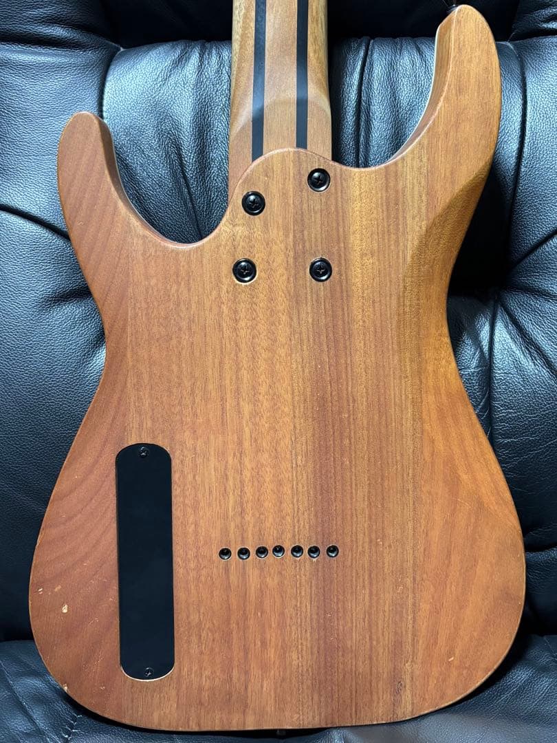 7弦 ギター 木目 ストラト 音出し確認済 メタル ラウド ロック Djent