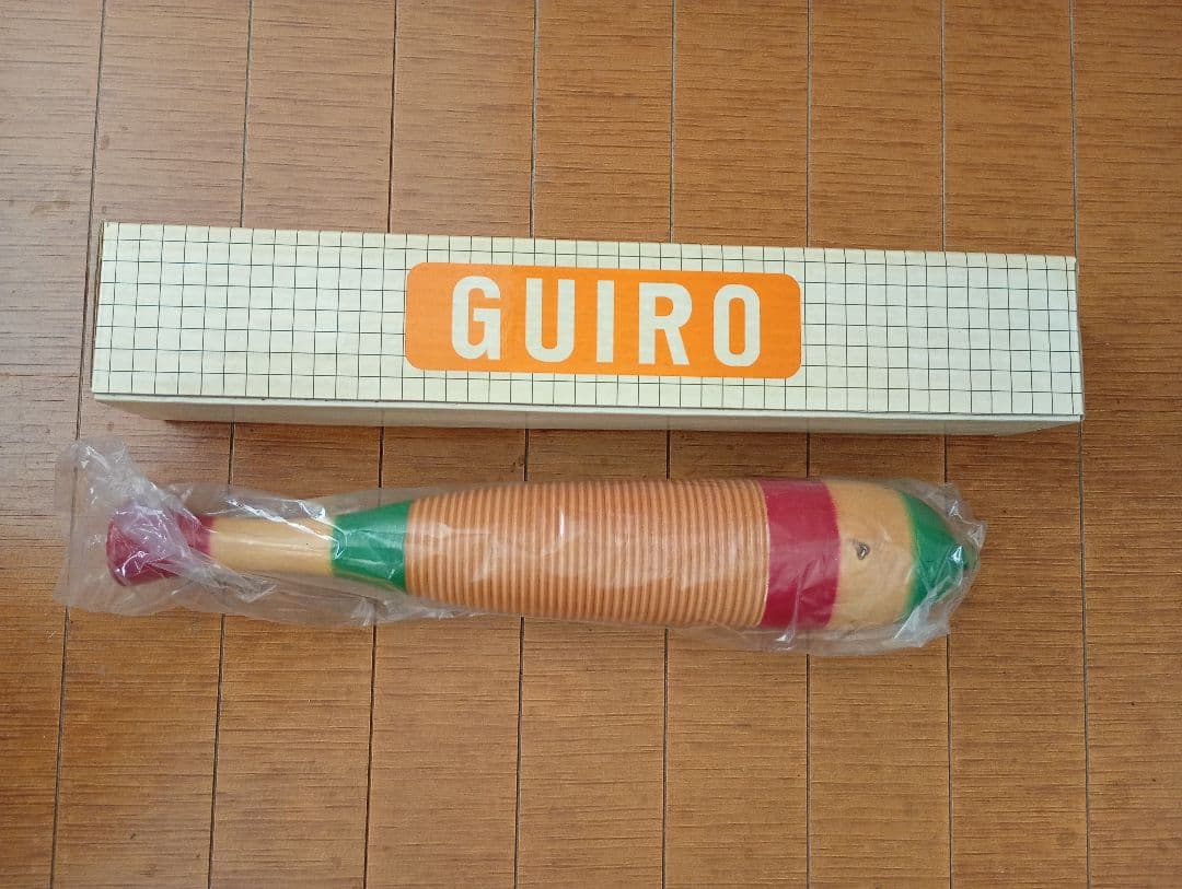 未使用 木製 ギロ