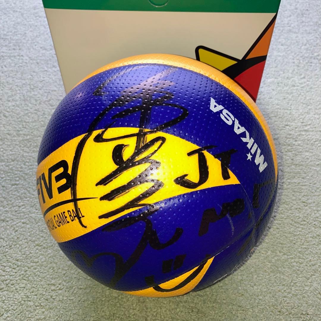 田中美咲　JTマーヴェラス　サインボール