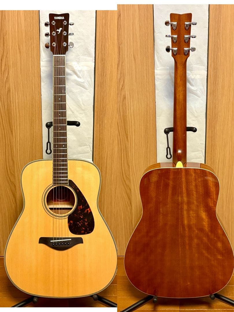 超美品 YAMAHA FG-720S トップ単板 低弦高調整済み 純正GB付き