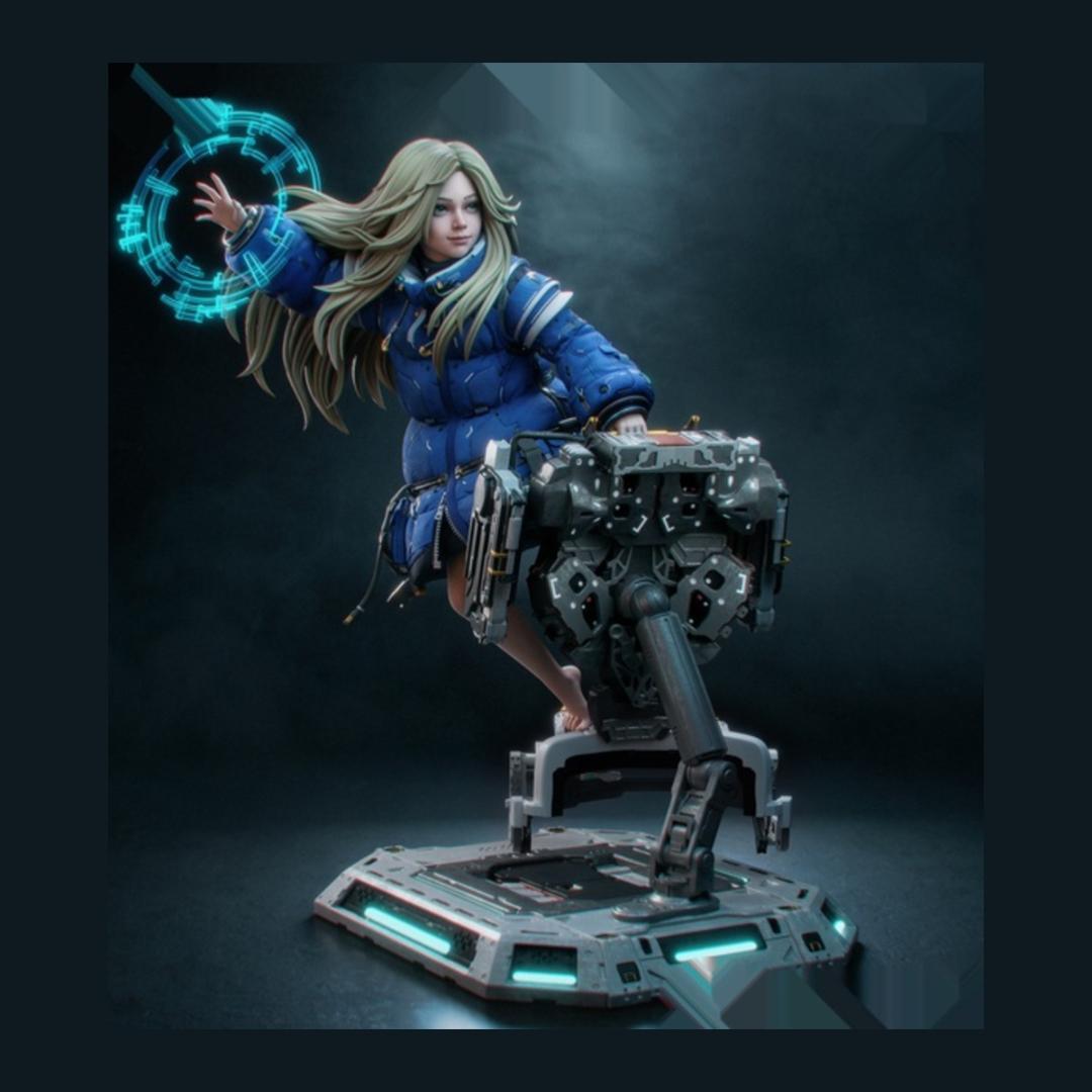 ガレージキット　未塗装未組立　アスカ　エヴァンゲリオン　フィギュア　PVC