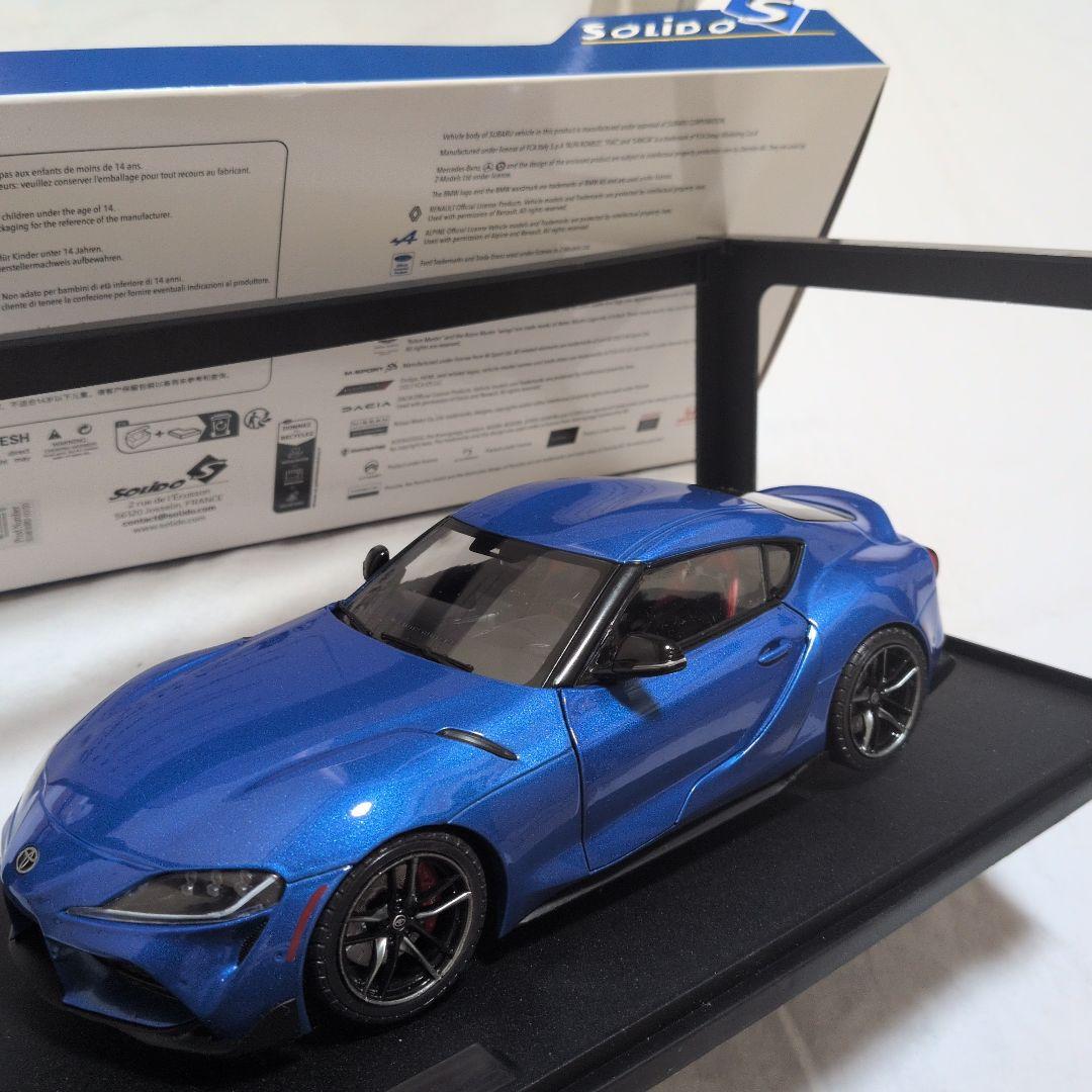 SOLIDO 1/18 トヨタ GR スープラ ブルー