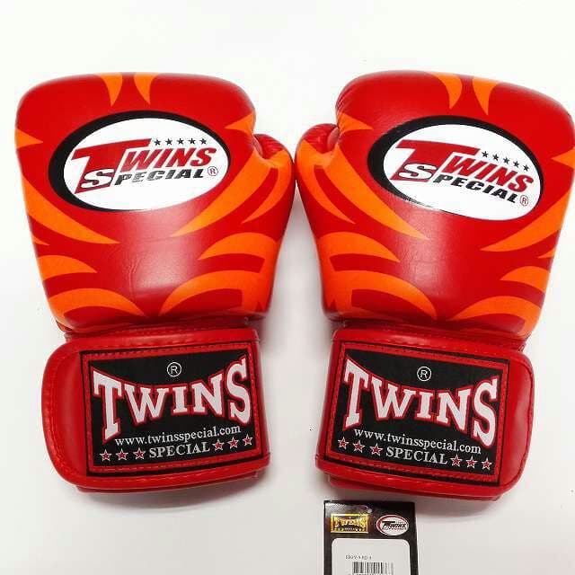 新品 正規 TWINS 本格ボクシンググローブ 本革製 サイズ選択 T赤