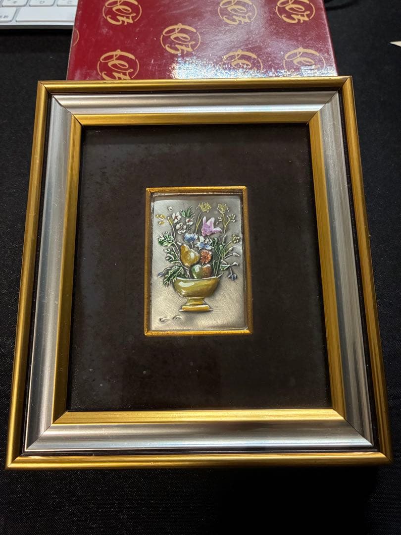 銀 アンティーク 雑貨 アート フレーム 額縁 インテリア 風水 銀 絵画 壁掛