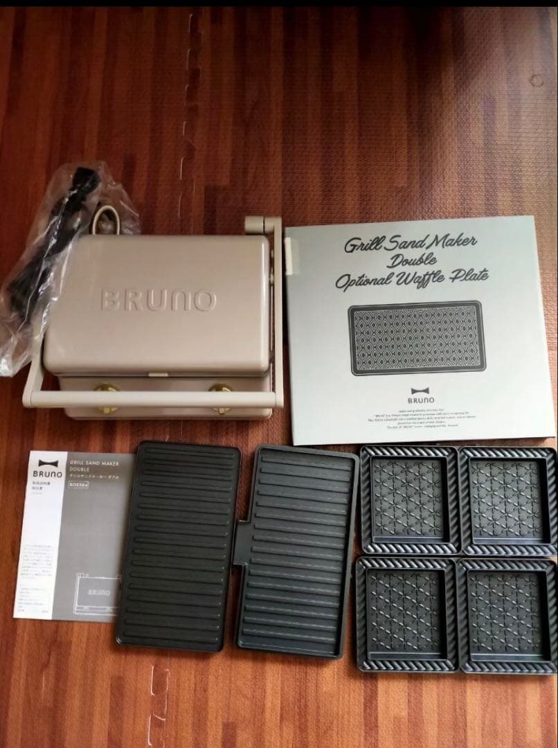 BRUNO ワッフルメーカー　ホットサンド